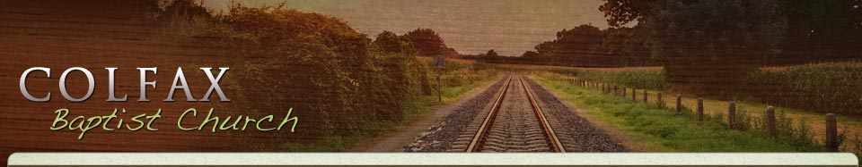 Colfax Baptist Church Header Image